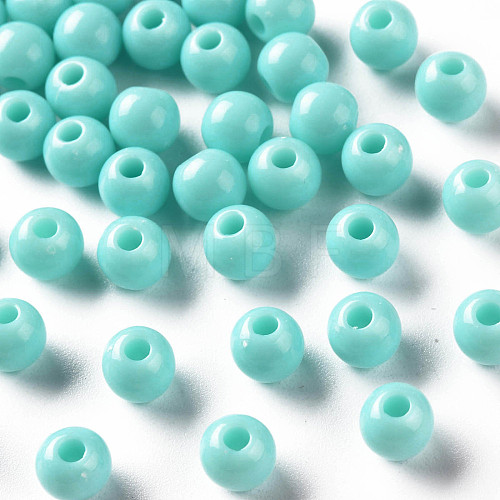 Opaque Acrylic Beads MACR-S370-C6mm-SS2107-1