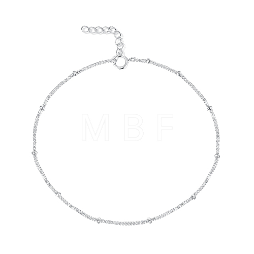 Exquisite Design S925 Sterling Silver Satellite Chain Bracelets for Women DF0841-2-1