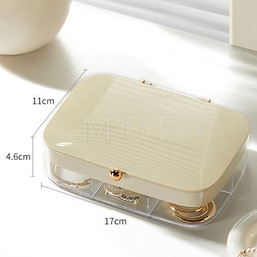 Plastic Jewelry Storage Box PW-WG82C5C-01-1