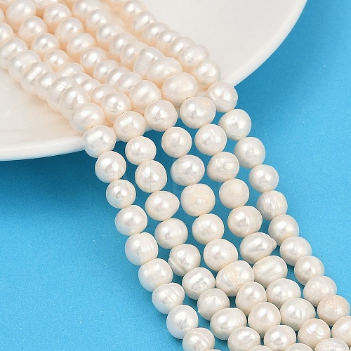 Natural Cultured Freshwater Pearl Beads Strands PEAR-I007-07J-10A-1