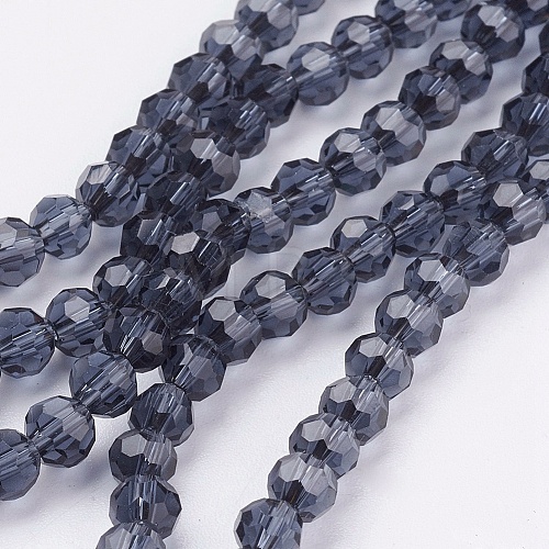 Glass Beads Strands EGLA-J042-4mm-03-1