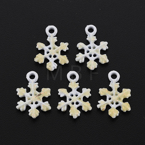 Spray Painted Alloy Enamel Charms ENAM-N055-034-A02-NR-1