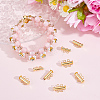6Pcs Brass Slide Lock Clasps KK-BBC0027-58A-4
