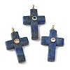 Dyed Natural Lapis Lazuli Pendants G-B180-01G-05-1