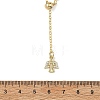 Adjustable Brass Cable Chain & Paperclip Chain Lariat Necklaces NJEW-JN06150-6