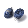 Natural Sodalite Pendants G-A259-03P-02-2