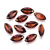 Horse Eye Cubic Zirconia Charms ZIRC-ZX004-06B-03-1