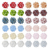  36Pcs 12 Colors Handmade Glass Woven Beads WOVE-TA0001-08-9