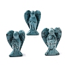 Synthetic Turquoise Angel Figurine DJEW-N006-01A-27-1