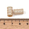 925 Sterling Silver Micro Pave Clear Cubic Zirconia Beads SE-CBAF1B2-16B-G-3