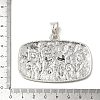 Tibetan Style Alloy Big Pendants FIND-D037-01AS-3