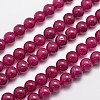 Natural & Dyed Malaysia Jade Bead Strands G-A146-10mm-A15-3