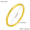 Stainless Steel Plain Bangles for Women GE0018-4