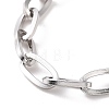 Non-Tarnish 304 Stainless Steel Cable Chain Bracelet for Men Women BJEW-E031-05B-P-2