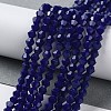 Opaque Solid Color Imitation Jade Glass Beads Strands LS-GLAA-F029-P4mm-10-4