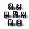 Opaque Acrylic Beads SACR-N002-01G-2