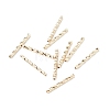Rack Plating Brass Straight Tube Beads KK-WH0061-03B-G-1