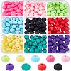 315Pcs 9 Colors Handmade Polymer Clay Beads Strands CLAY-FH0001-20-1