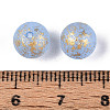 Baking Paint Glass Beads DGLA-N014-8mm-01C-3
