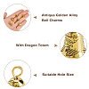 Alloy Bell Charms FIND-WH0173-417AG-4