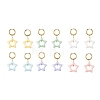 Acrylic & 202 Stainless Steel Stud Earrings EJEW-JE07448-2