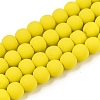 Opaque Glass Beads Strands GLAA-T032-P8mm-MD10-1