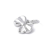 925 Sterling Silver Bowknot Charms STER-M093-01P-2