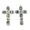 Natural Paua Shell Big Pendants SA-CBA11D7-18B-G-1