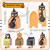 32Pcs 4 Styles Halloween Themed Paper Candy Boxes CON-BC0007-04-2