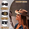 3Pcs 3 Style Imitation Leather Southwestern Cowboy Hat Belt FIND-FH0006-60-3
