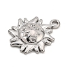 304 Stainless Steel Pendant Rhinestone Settings SA-CBA0563-33P-2