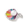 Brass Enamel Pendants KK-B148-03P-01-2
