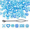 2Bags 2 Styles Resin Hair Beads for Hair Braiding Tool DIY-CA0008-38A-1