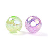 Transparent Crackle Acrylic Beads OACR-I015-41-2