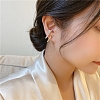 Alloy Rhinestone Earrings for Women WG80053-13-1