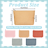 5Pcs 5 Colors Cloth Zipper Jewelry Bag Gift Pouches ABAG-WH0077-11A-2
