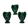 Synthetic Malachite Angel Figurine DJEW-N006-01A-28-1