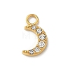 Ion Plating(IP) 304 Stainless Steel with Rhinestone Charms STAS-G351-16G-02-1