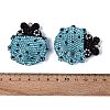 Handmade Polymer Clay & Rhinestone Big Pendants FIND-Q123-01D-3