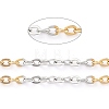 Two Tone 304 Stainless Steel Cable Chains CHS-B001-04-4