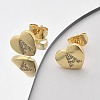 Rack Plating Brass Micro Pave Clear Cubic Zirconia Stud Earrings EJEW-K299-01G-A-3