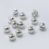 925 Sterling Silver Corrugated Spacer Beads STER-K171-42S-01-2