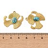 Dyed Synthetic Turquoise Pendants GG-G003-01G-02-3