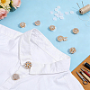 Alloy Cufflinks BUTT-NB0002-19G-4