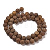 Natural Tibetan 3-Eye dZi Agate Beads Strands G-B079-C01-02-3