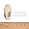 (Defective Closeout Sale: Scratched) Zinc Alloy Bag Decorative Clasps FIND-XCP0002-70-3
