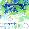 DIY Leaf Flower Findings Kits DIY-PA0001-64C-8