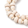 Synthetic Turquoise Dyed Beads Strands G-B184-B01-02-4