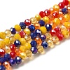 Glass Beads Strands EGLA-A034-M4mm-47-4