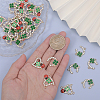 36Pcs 2 Styles Alloy Crystal Rhinestone Connector Charms FIND-CA0006-80-3